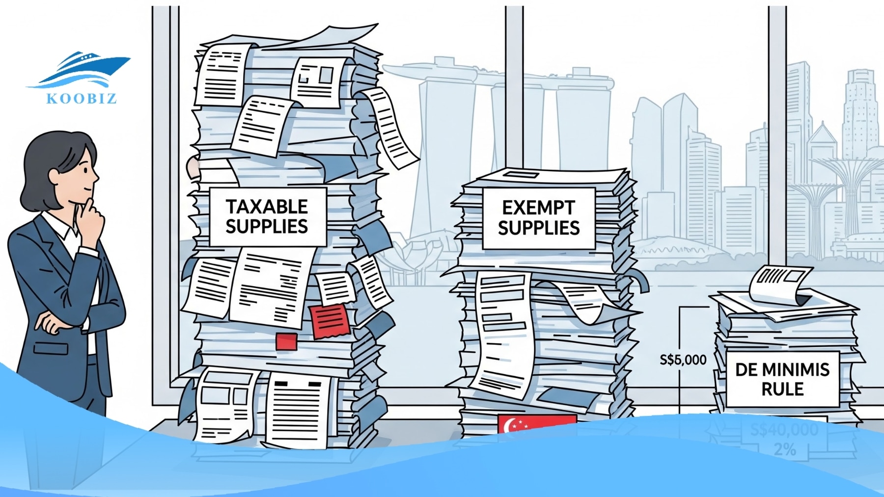 Apportionment and De Minimis Rule GST
