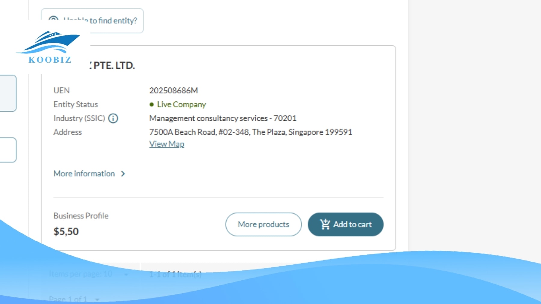 Establish the official legal identity of the company in Singapore