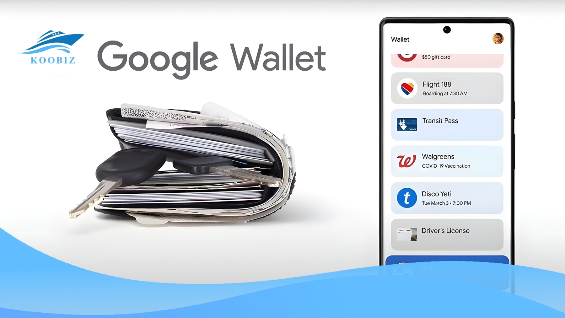 Google Pay đã tích hợp vào Google Wallet