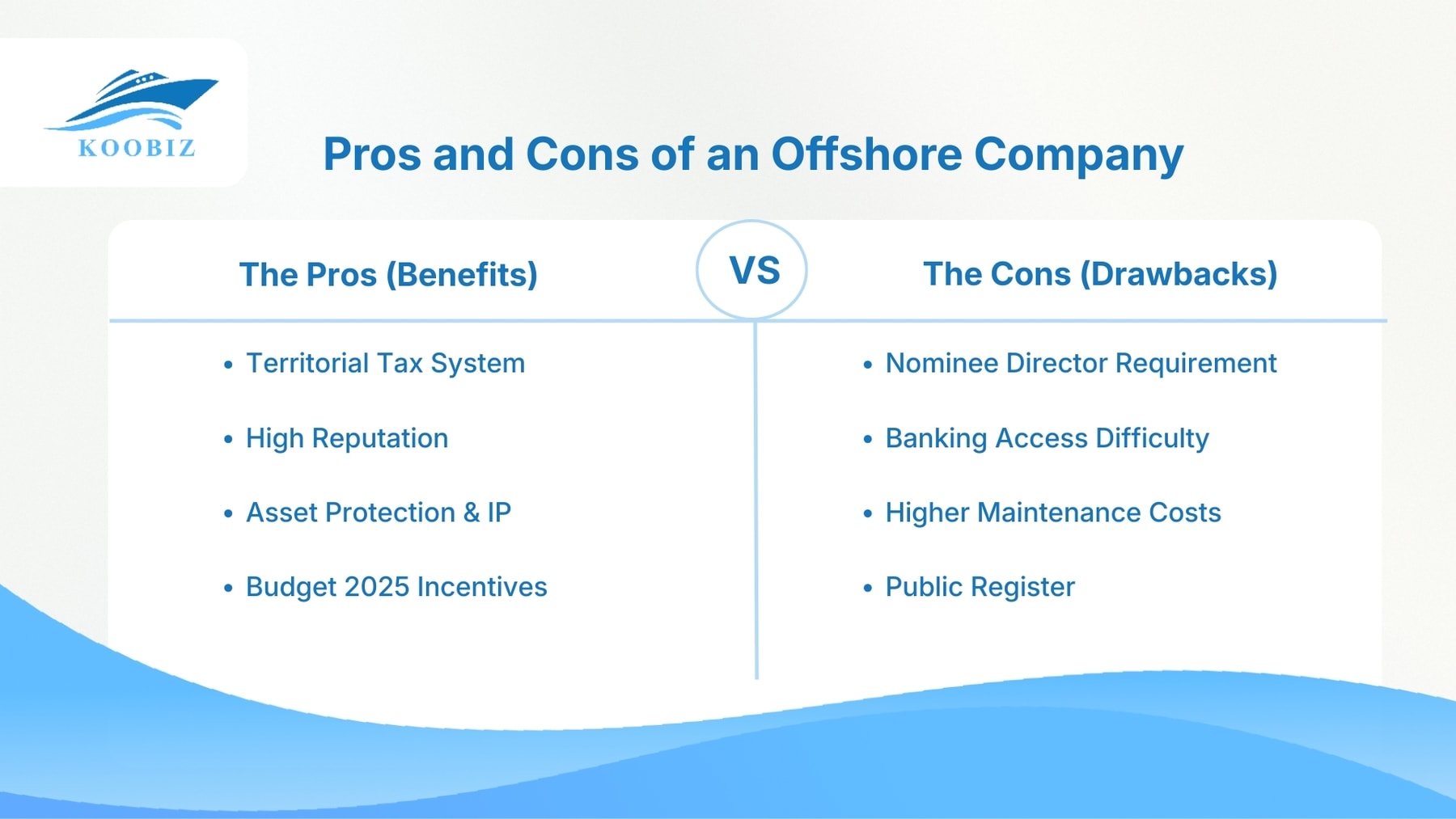 Pros and Cons of an Offshore Company in Singapore