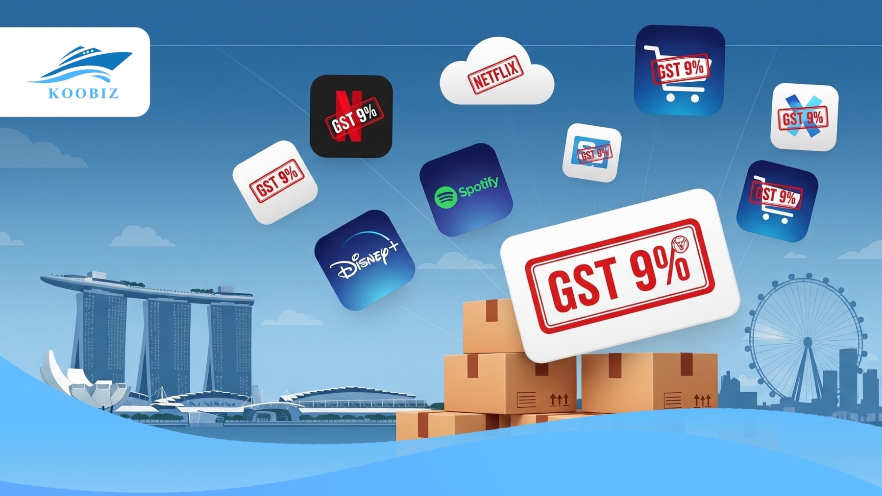 9% GST for digital services and online goods under $400