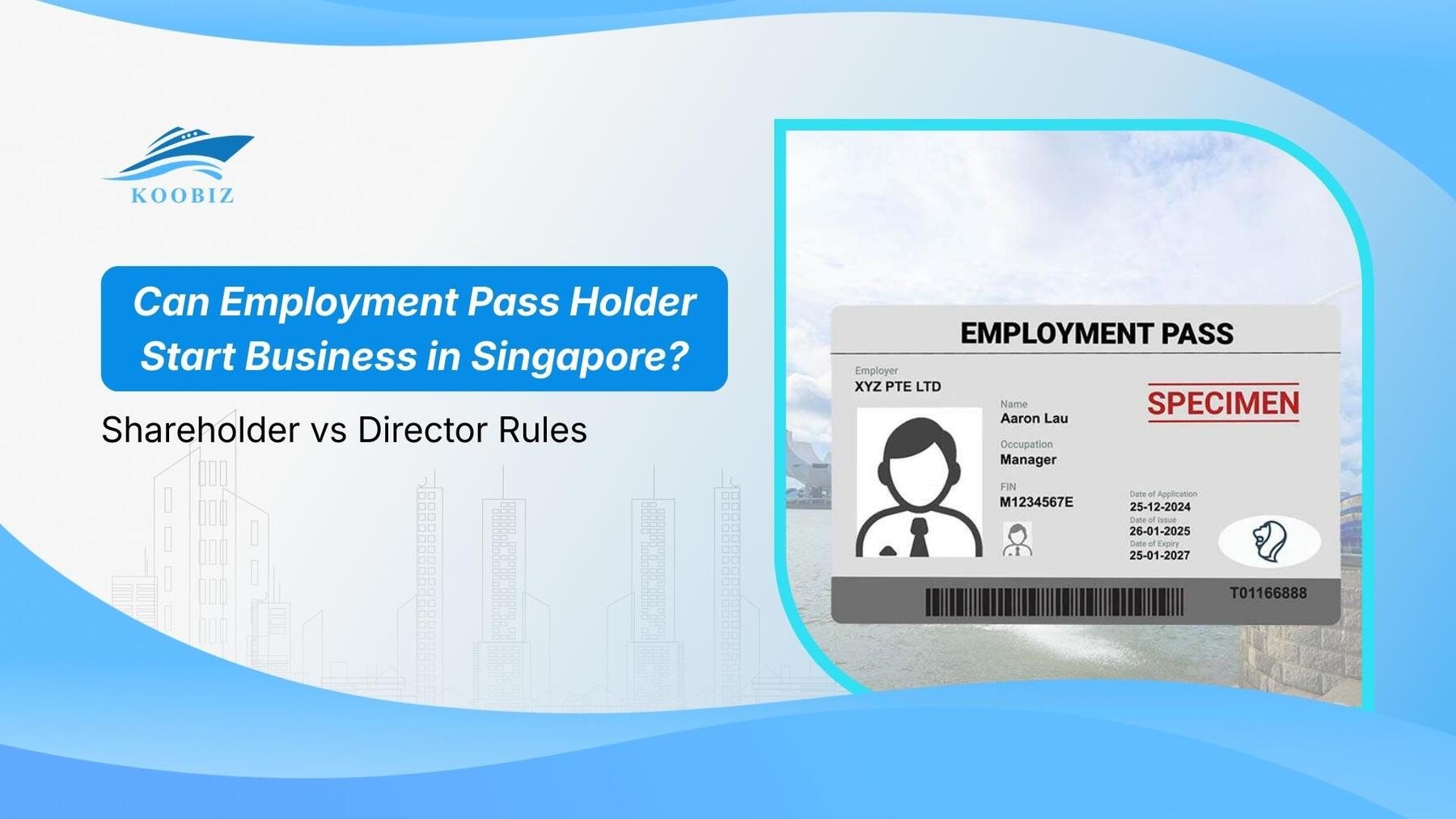 Can Employment Pass Holder Start Business in Singapore? Shareholder vs Director Rules