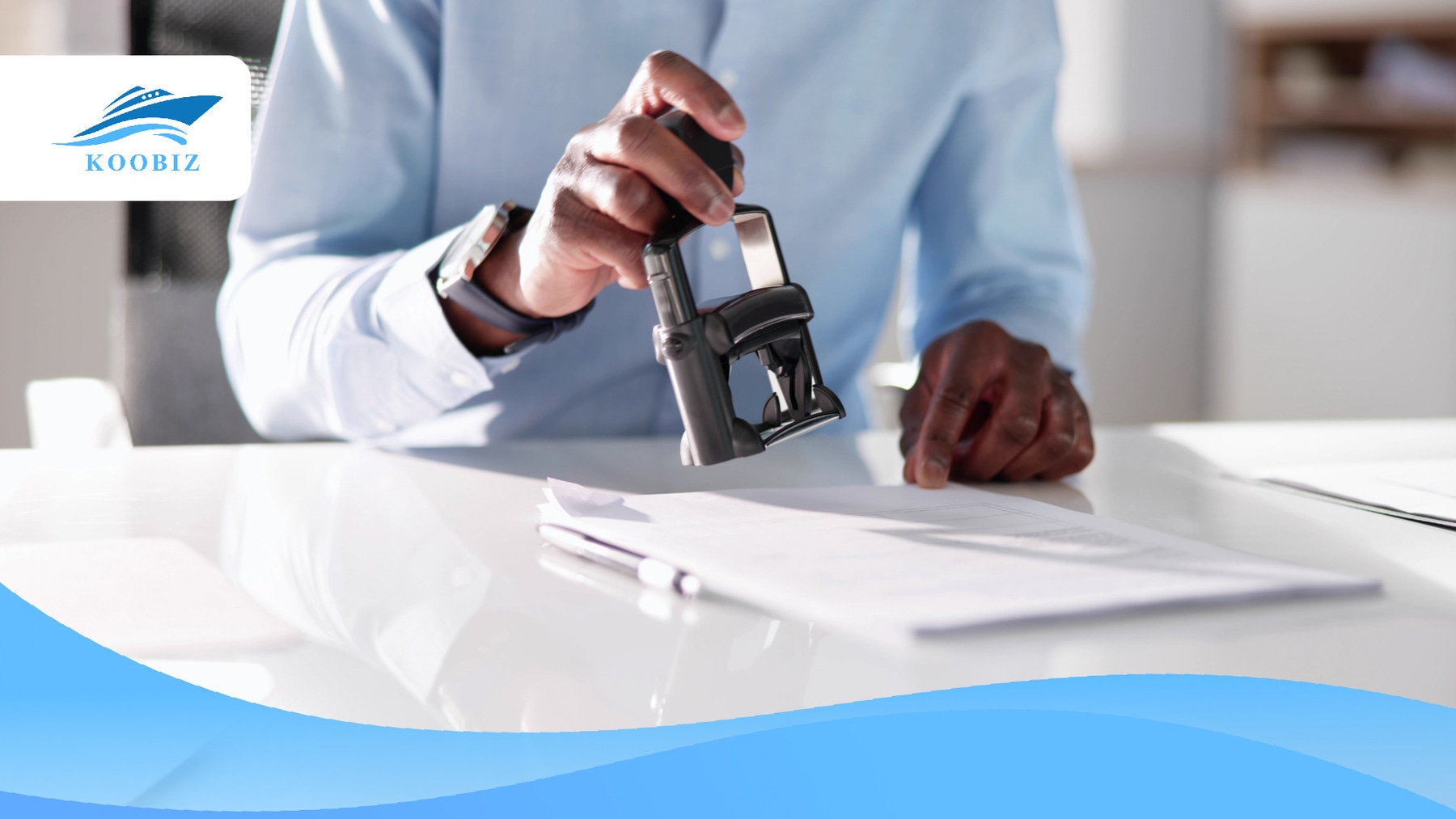 Distinguishing between the physical common seal and rubber ink stamp