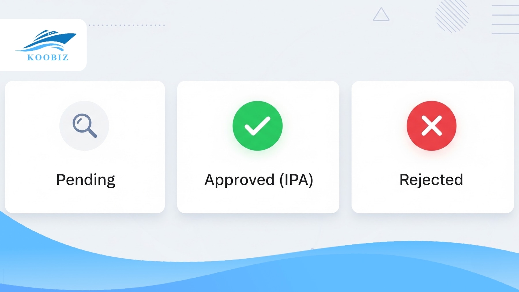 The meaning of MOM's Work Pass application status codes
